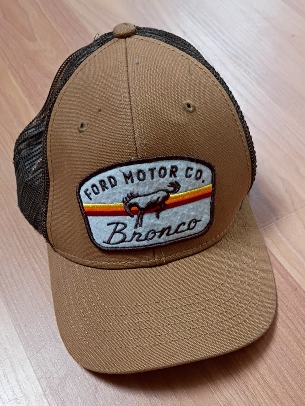 Ford Brown & Dark Brown Bronco Trucker Hat